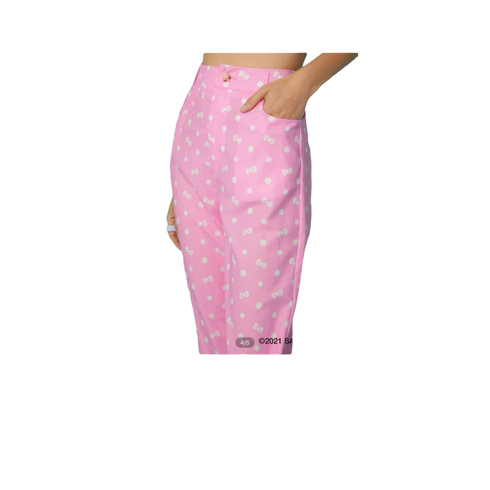 Hello kitty and friends allover bow print high rise pants - Picture 2 of 3